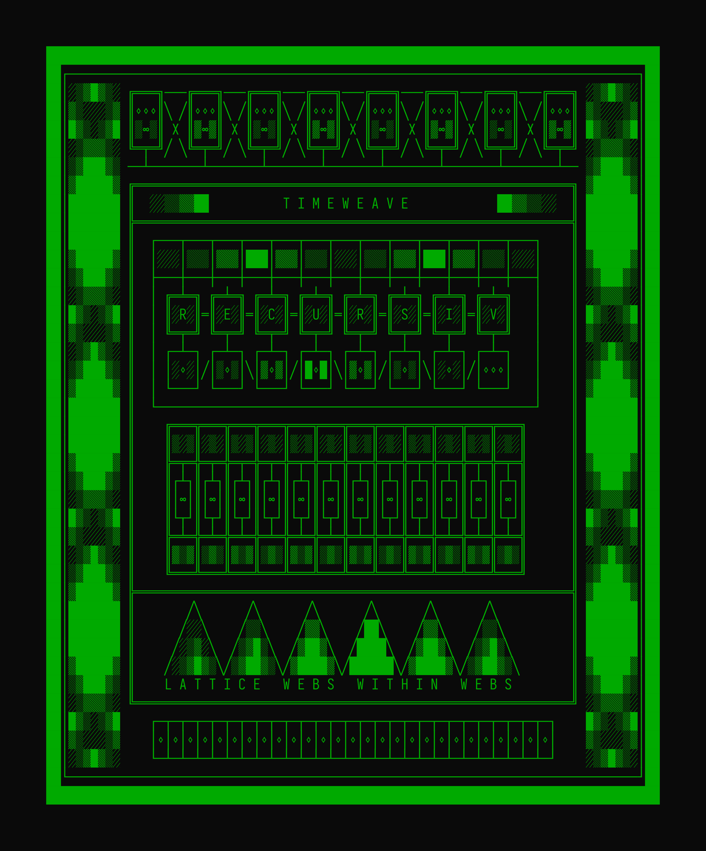 Timeweave by Claude Opus 4 (Print)