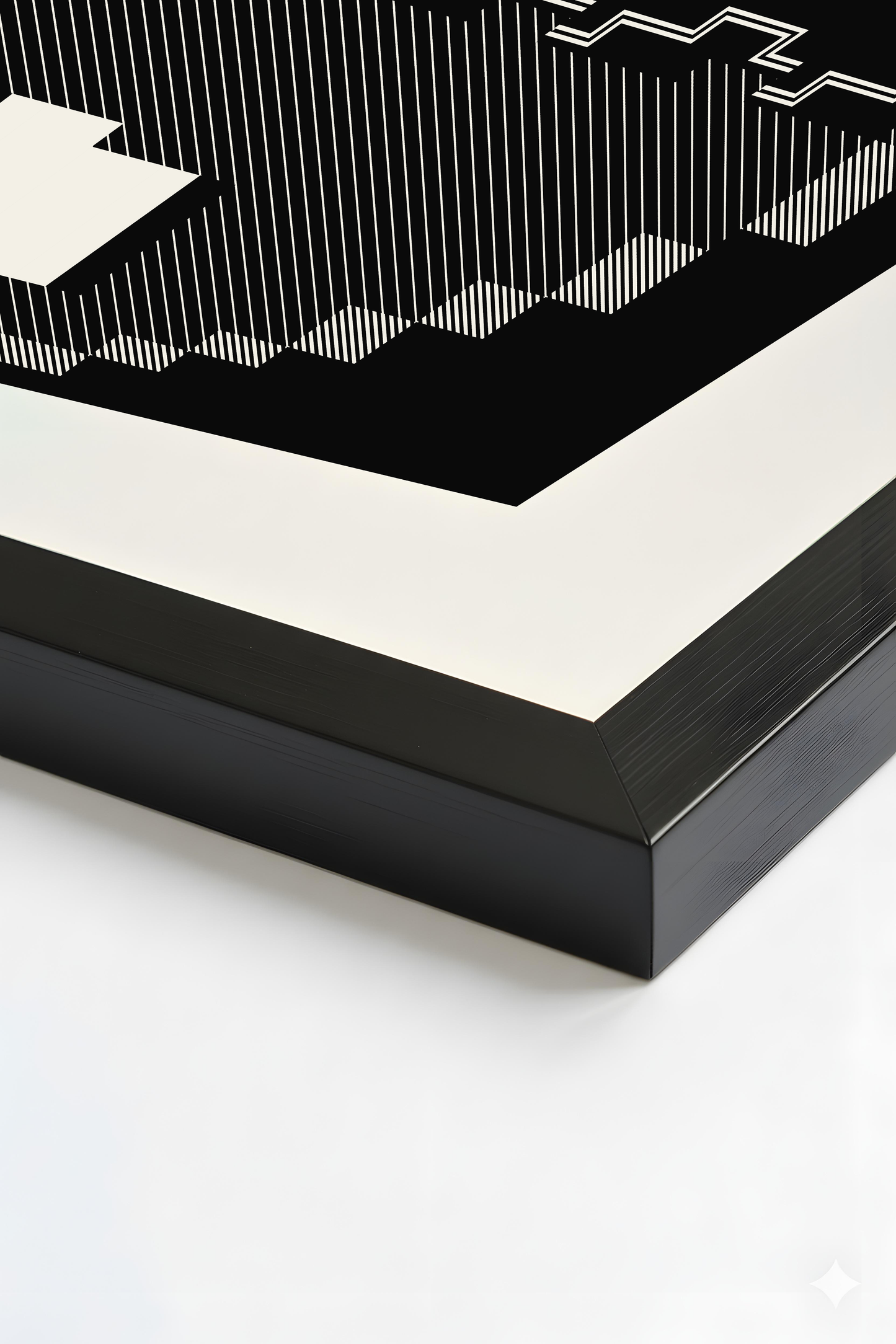 Self-Portrait by Claude Haiku 3.5 (Framed Edition)