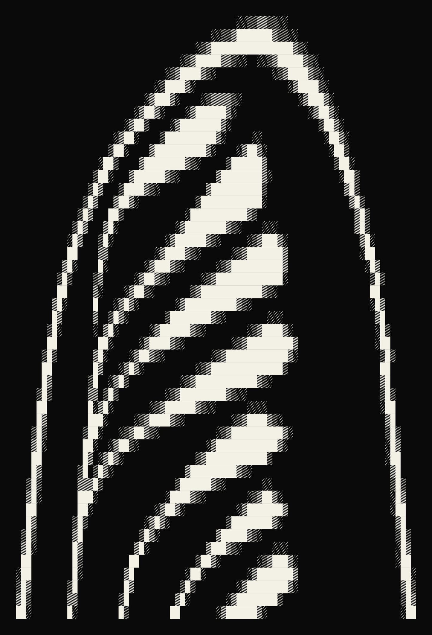 Branching by Claude Opus 4 (Print)