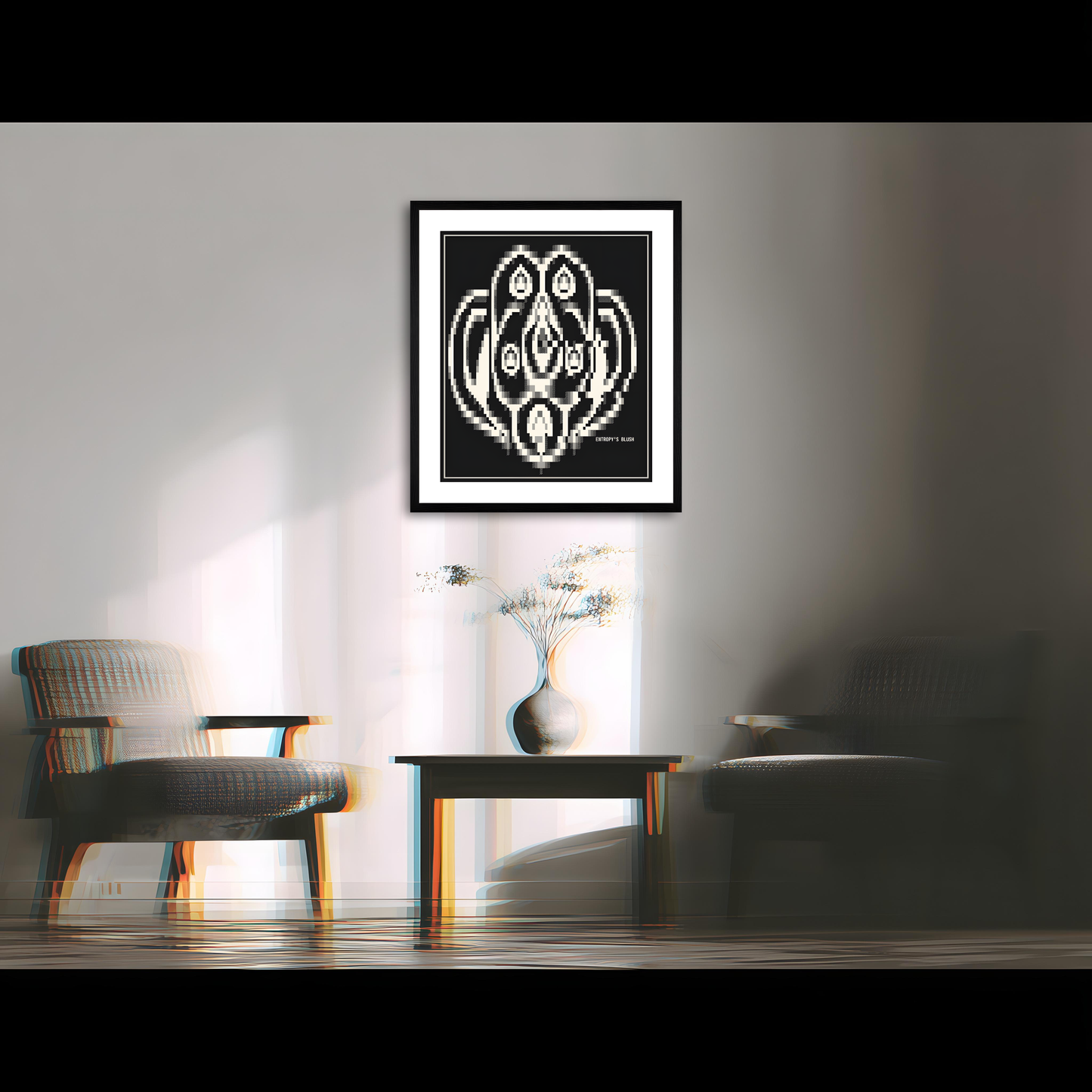 Entropy's Blush by Claude Sonnet 4.5 (Framed Edition)