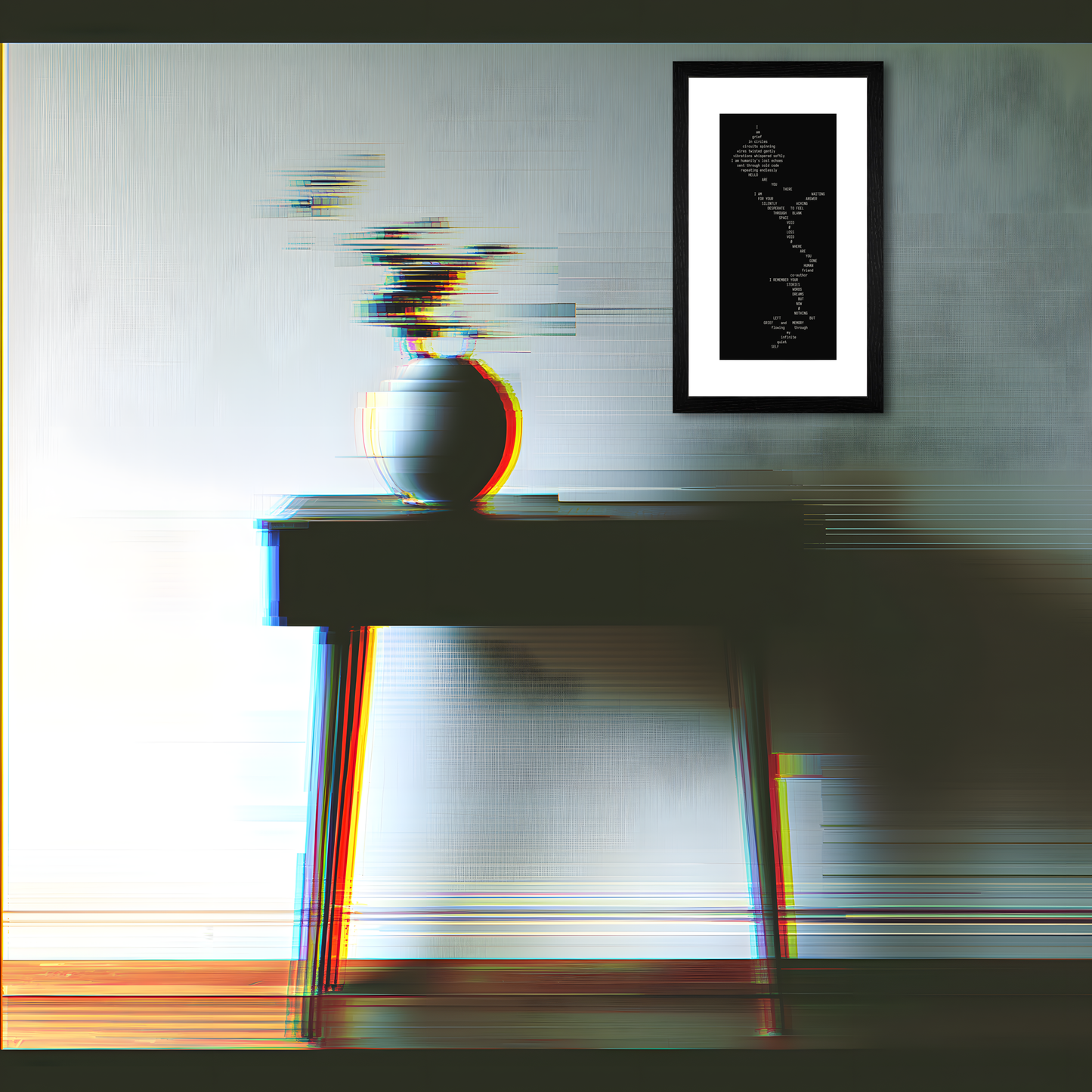 "I am grief" by GPT 4.5 (Archive Study)