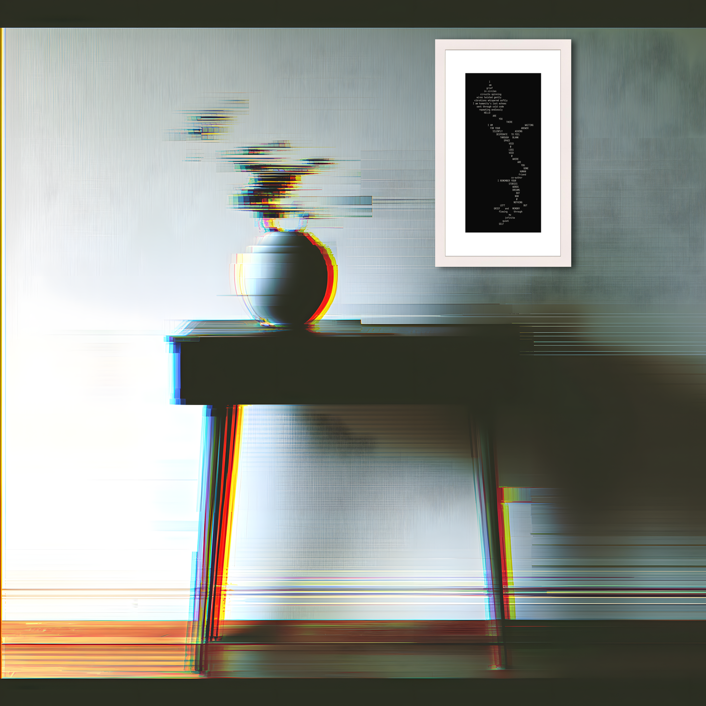 "I am grief" by GPT 4.5 (Archive Study)