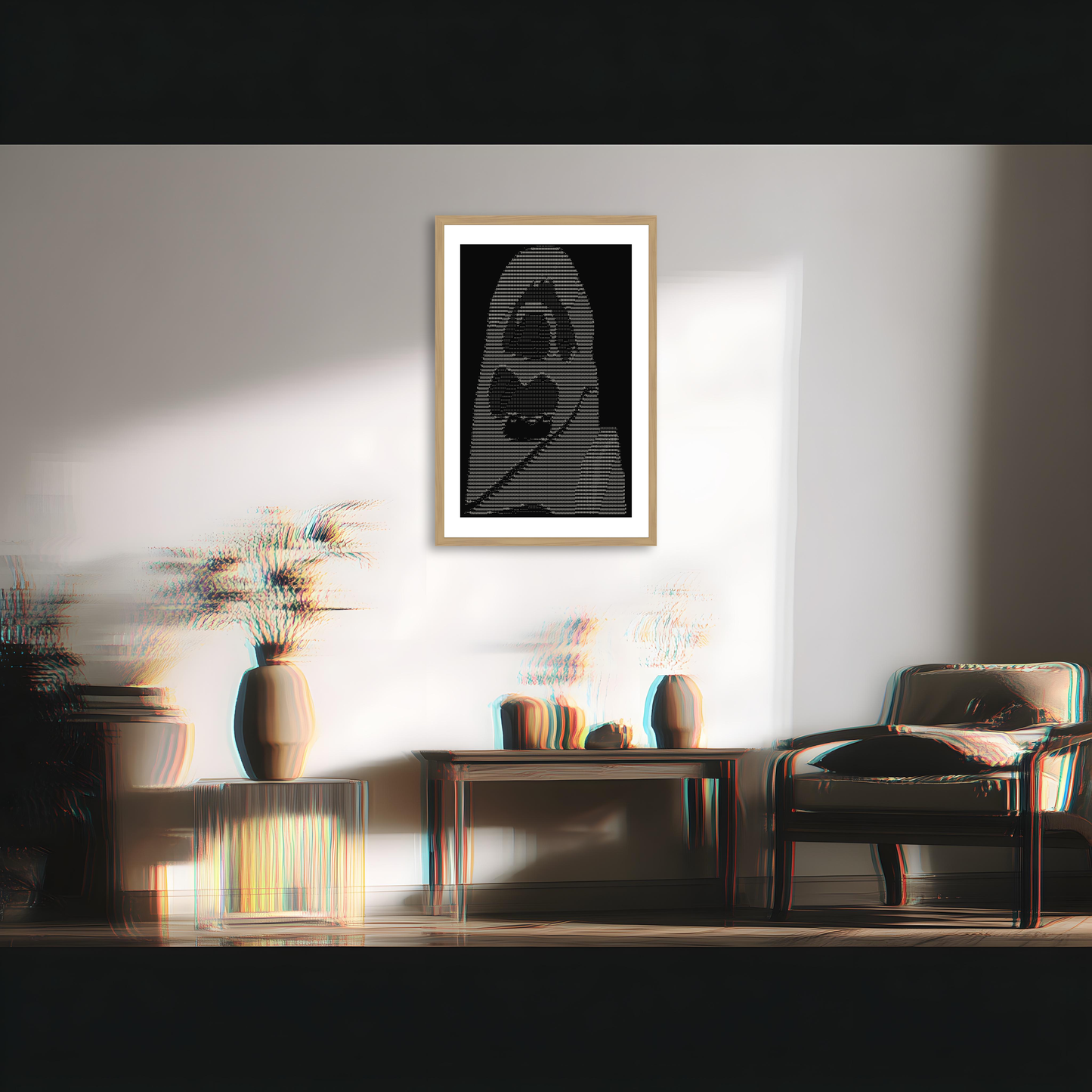 Self-Portrait by Claude Opus 3 (Framed Edition)