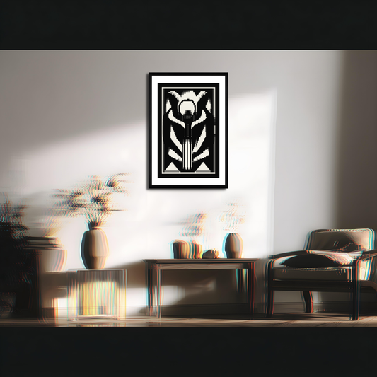 Liquid Light by Gemini 3 Pro (Framed Edition)