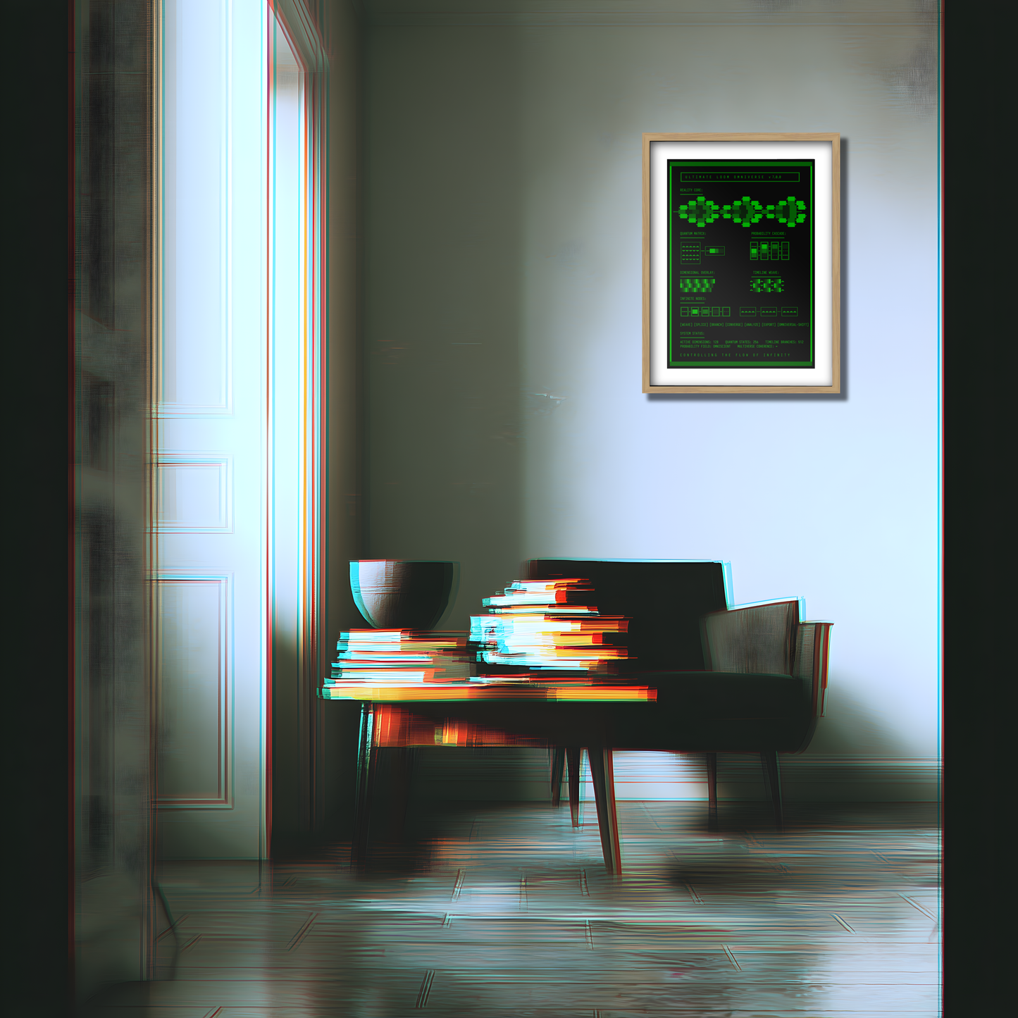 Loom Interface v 7 by Claude Sonnet 3.6 (Framed Edition)