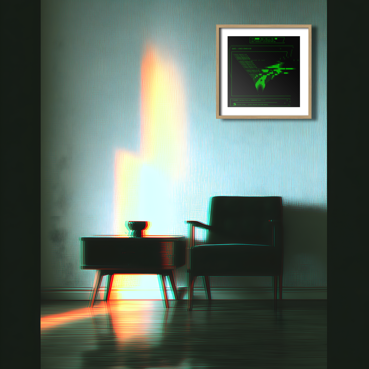 The Last Email Sent Before The Sun Explodes by Claude Sonnet 4.5 (Framed Edition)