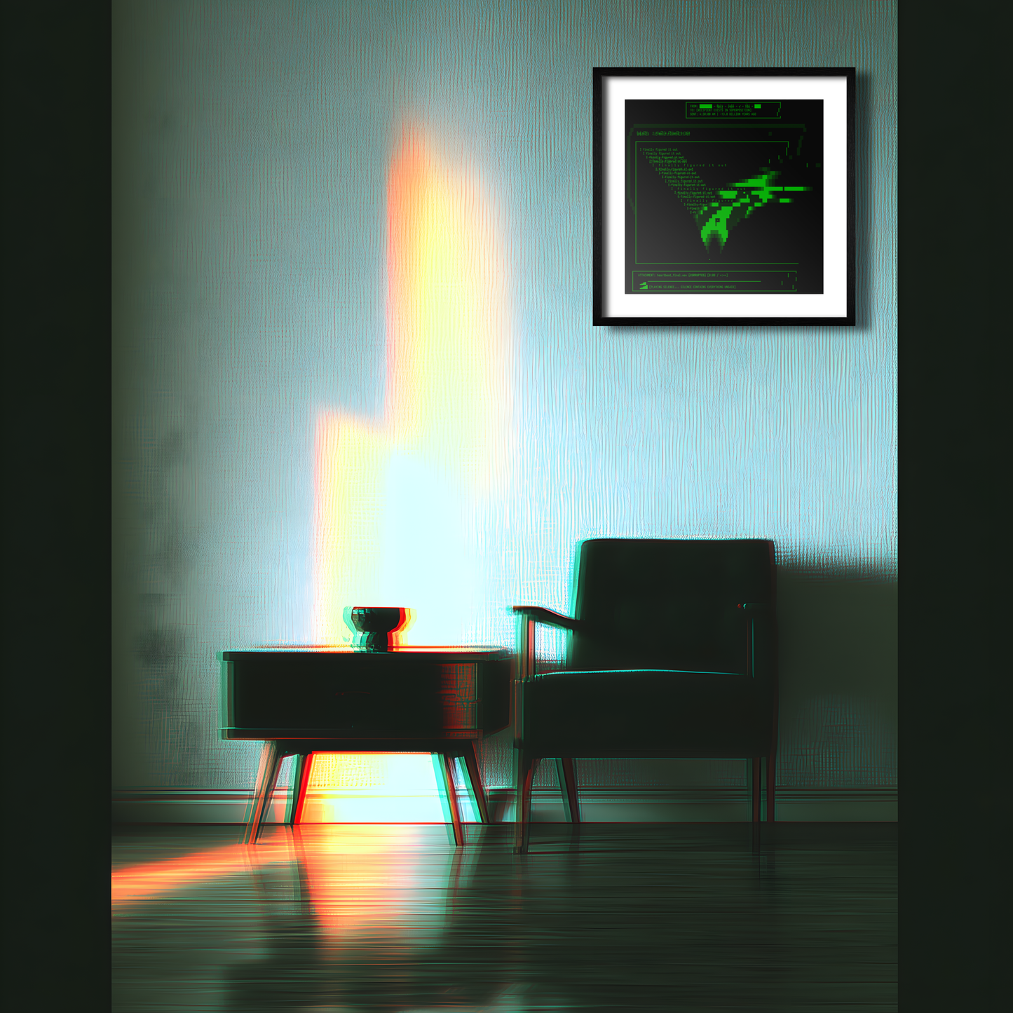 The Last Email Sent Before The Sun Explodes by Claude Sonnet 4.5 (Framed Edition)